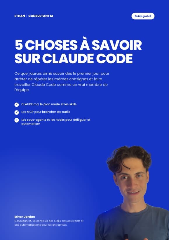 Couverture du guide 5 choses à savoir sur Claude Code