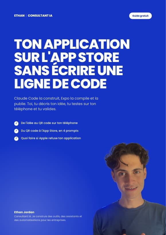Couverture du guide Ton application sur l'App Store