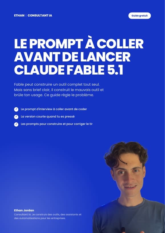 Couverture du guide Le brief Claude Fable
