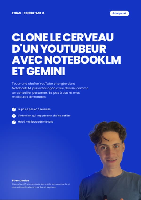 Couverture du guide Ton conseiller NotebookLM