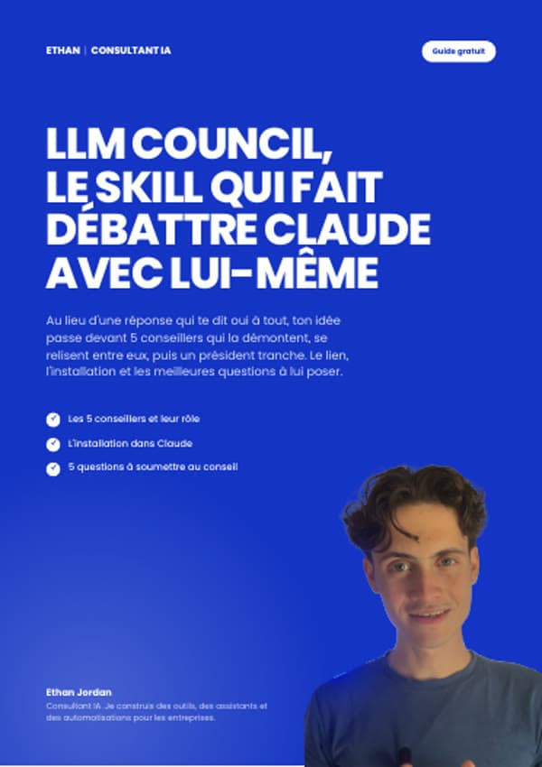 Couverture du guide Le conseil de 5 IA
