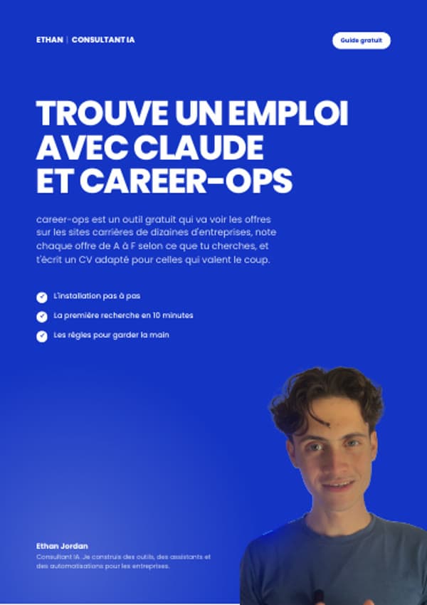 Couverture du guide Chercher un emploi avec Claude