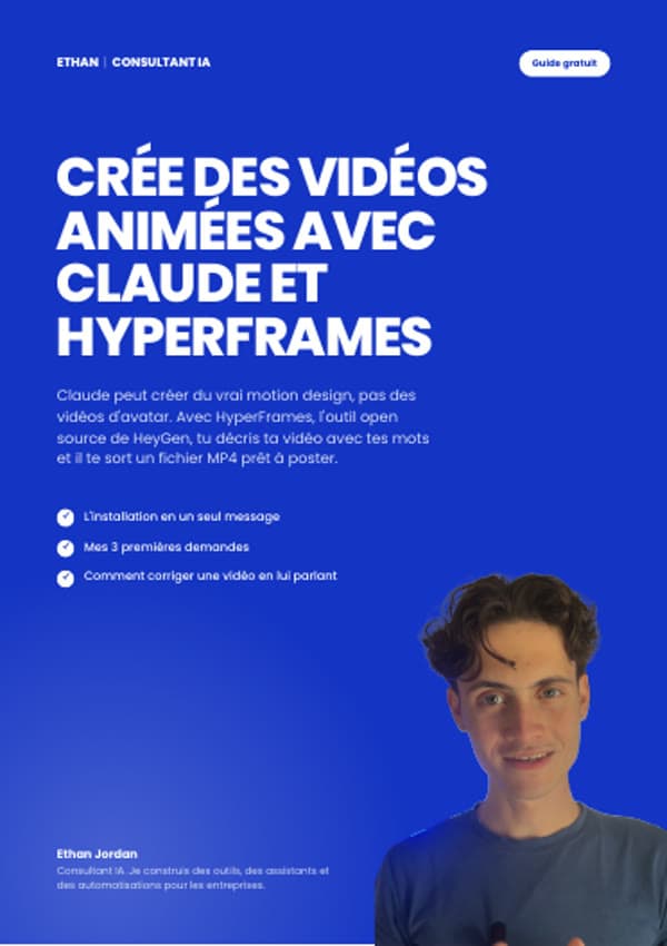 Couverture du guide Des vidéos animées avec Claude