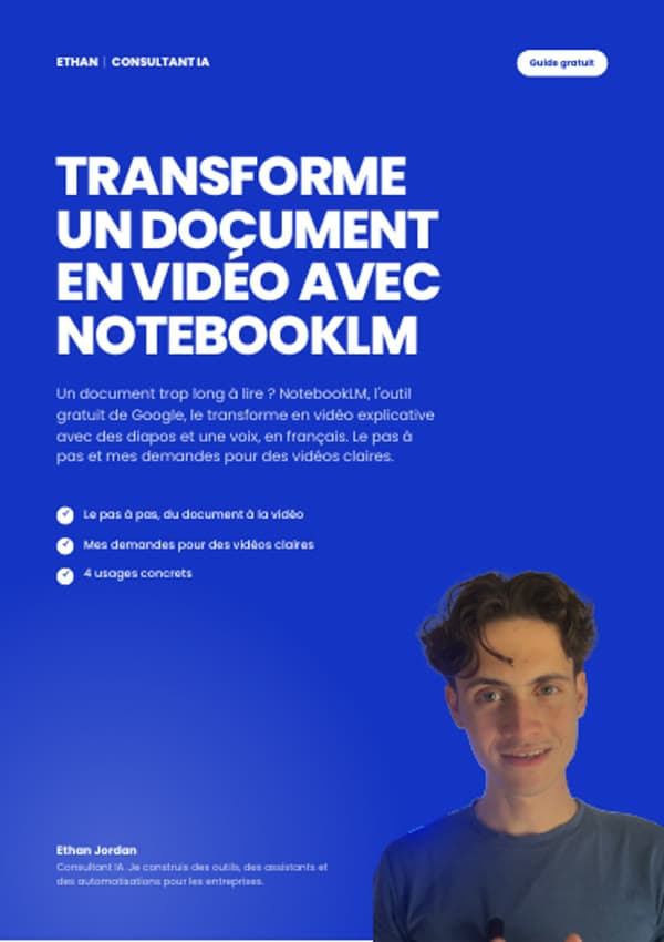 Couverture du guide NotebookLM en vidéo