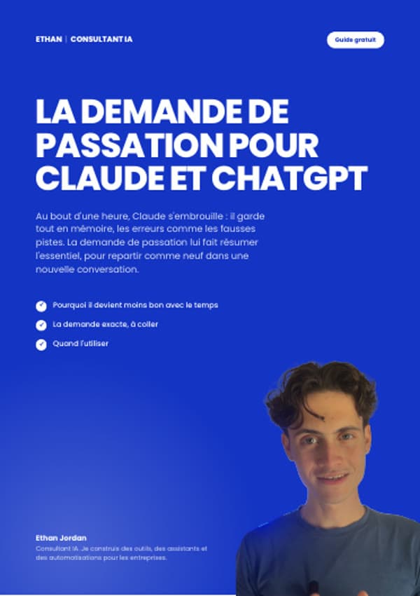 Couverture du guide La demande de passation