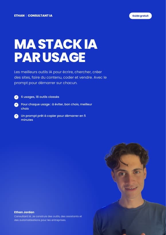 Couverture du guide Ma stack IA