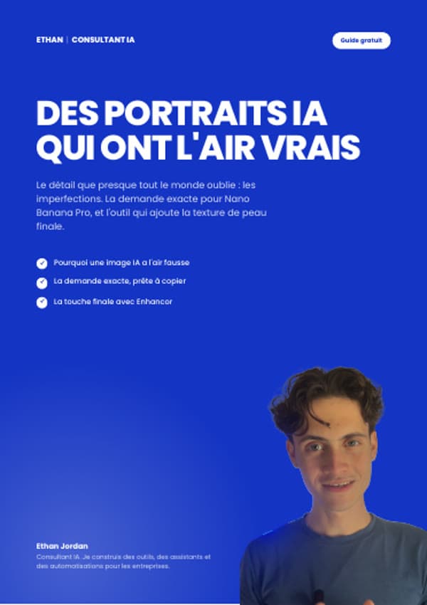 Couverture du guide Des images IA vraiment réalistes