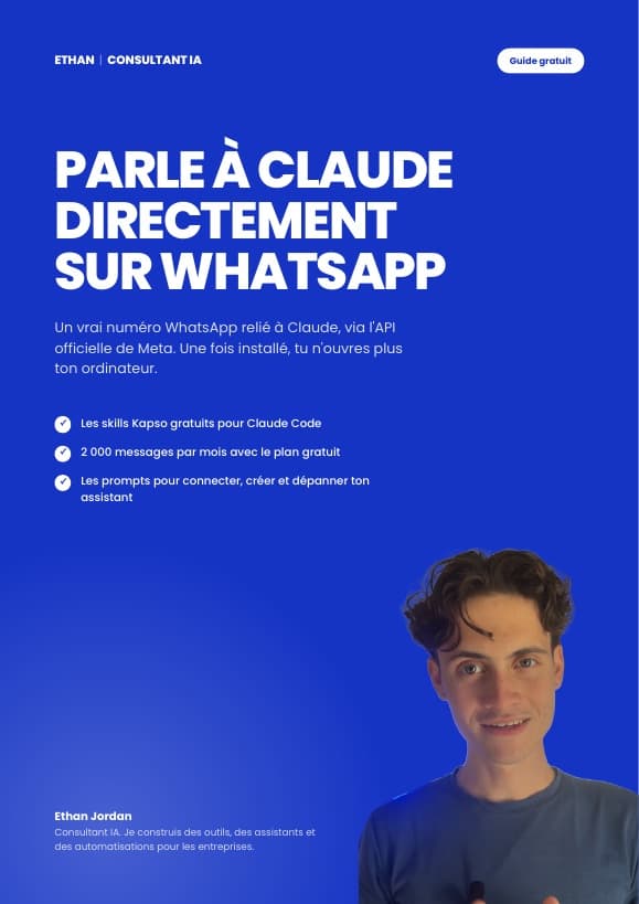 Couverture du guide Claude sur WhatsApp