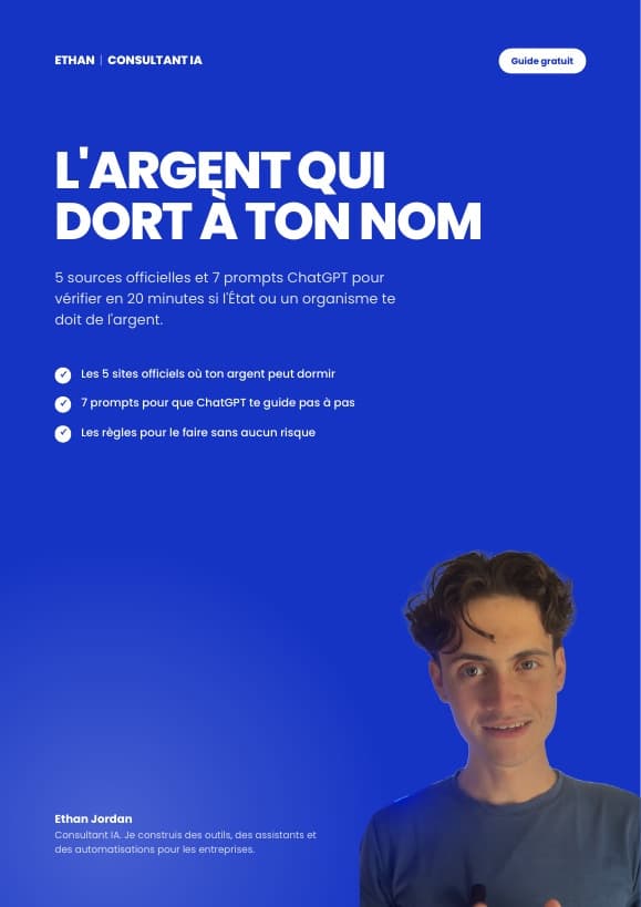 Couverture du guide L'argent qui dort à ton nom